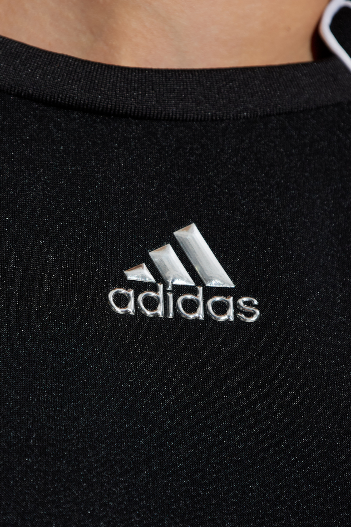 Srebrny Krótka sukienka z cekinami ADIDAS Originals - Vitkac
